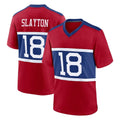 Tocy NY.Giants #18 Darius Slayton Player Red Century Home Game Stitched Jerseys