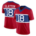 Tocy NY.Giants #18 Darius Slayton Player Red Century Vapor F.U.S.E. Home Game Stitched Jerseys