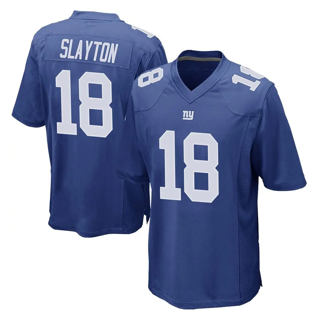 Tocy NY.Giants #18 Darius Slayton Player Royal Home Game Stitched Jerseys