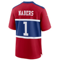 tocy NY.Giants #1 Malik Nabers Century Red Alternate Stitched Jerseys