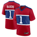 tocy NY.Giants #1 Malik Nabers Century Red Alternate Game Stitched Jerseys