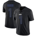 tocy NY.Giants #1 Malik Nabers Player Limited Black Impact Stitched Jerseys