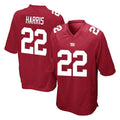 Tocy NY.Giants #22 Najee Harris Player Red Home Game Stitched Jerseys