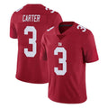Tocy NY.Giants #3 Abdul Carter Player Red Limited Vapor Untouchable Home Game Stitched Jerseys