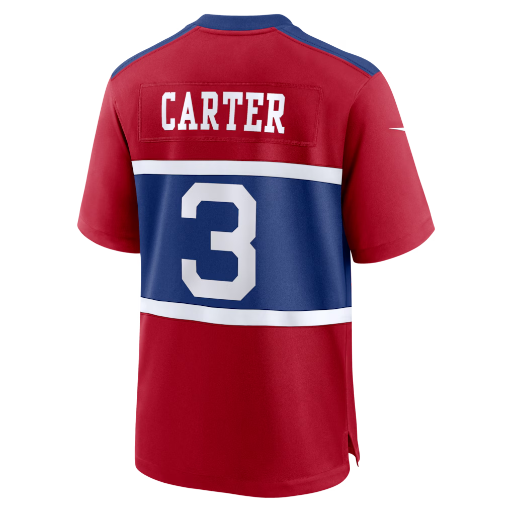 tocy NY.Giants #3 Abdul Carter Red Alternate Game Stitched Jerseys