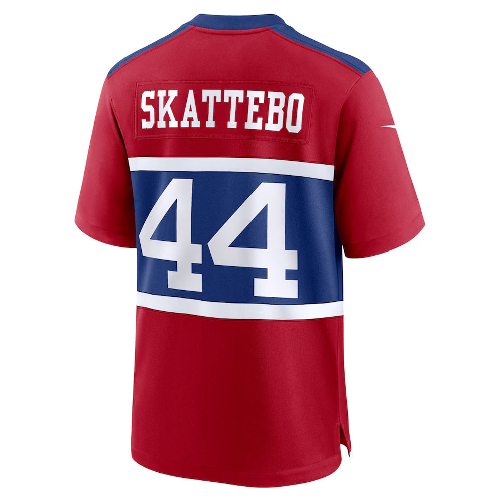 tocy NY.Giants #44 Cam Skattebo Player Century Red Home Game Stitched Jerseys
