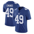 Tocy NY.Giants #49 Tremaine Edmunds Player Royal Limited Vapor Untouchable Home Game Stitched Jerseys