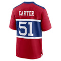 tocy NY.Giants #51 Abdul Carter Player Red Home Game Stitched Jerseys