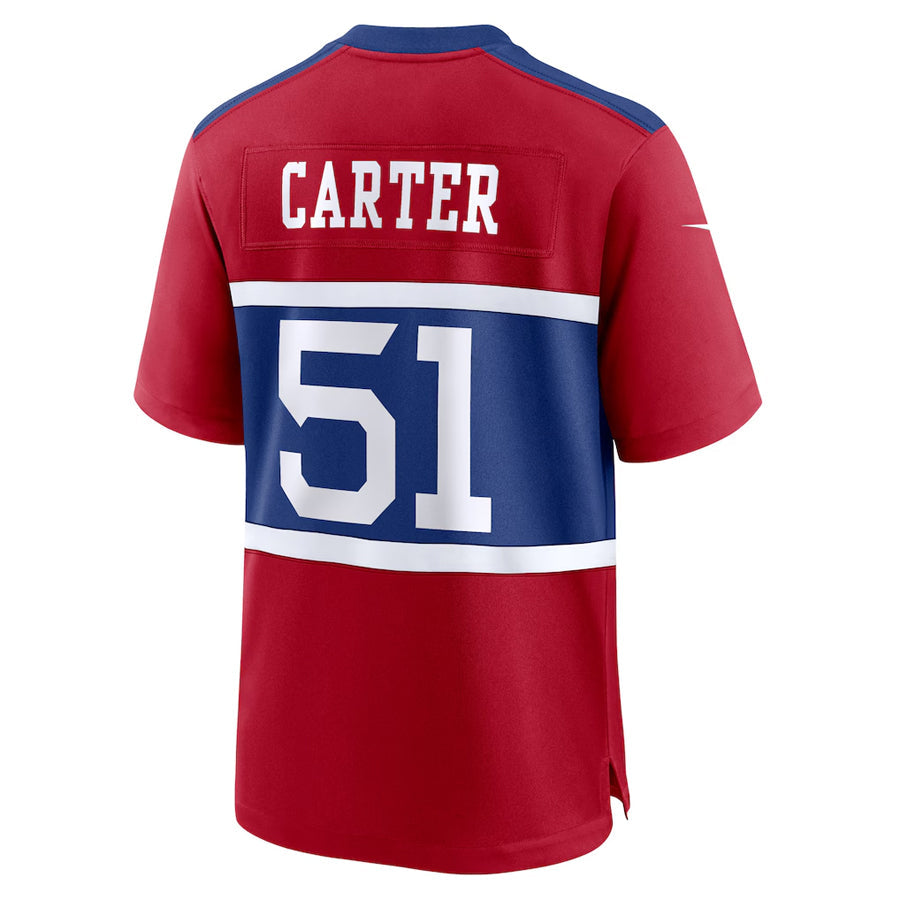 tocy NY.Giants #51 Abdul Carter Player Red Home Game Stitched Jerseys