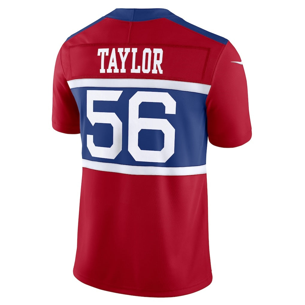 tocy NY.Giants #56 Lawrence Taylor Century Red Alternate Vapor F.U.S.E. Retired Player Limited Stitched Jerseys