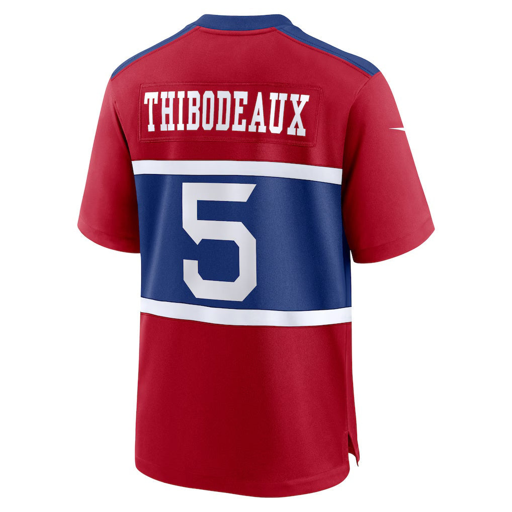 tocy NY.Giants #5 Kayvon Thibodeaux Century Red Alternate Player Game Stitched Jerseys