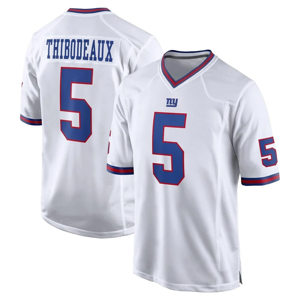 Tocy NY.Giants #5 Kayvon Thibodeaux Player White Game Home Stitched Jerseys