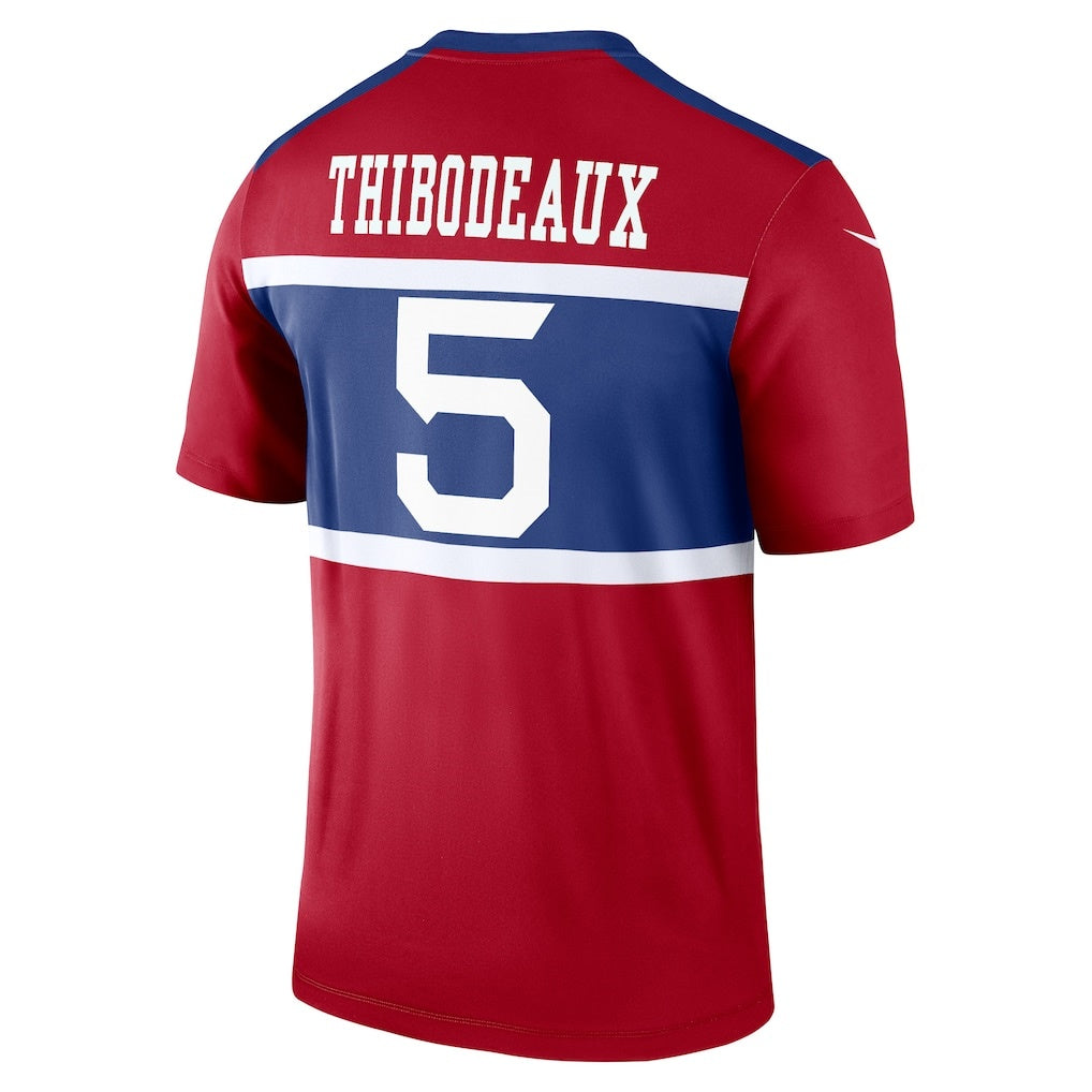 tocy NY.Giants #5 Kayvon Thibodeaux Red Legend Player Performance Top Stitched Jerseys