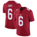 tocy NY.Giants #6 Jaxson Dart Player Red Alternate Vapor Limited Stitched Jerseys
