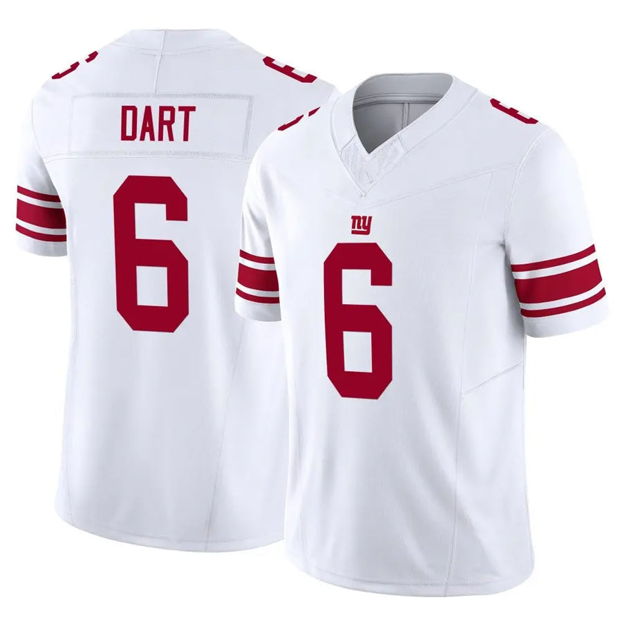 tocy NY.Giants #6 Jaxson Dart Player White Vapor F.U.S.E. Limited Stitched Jerseys