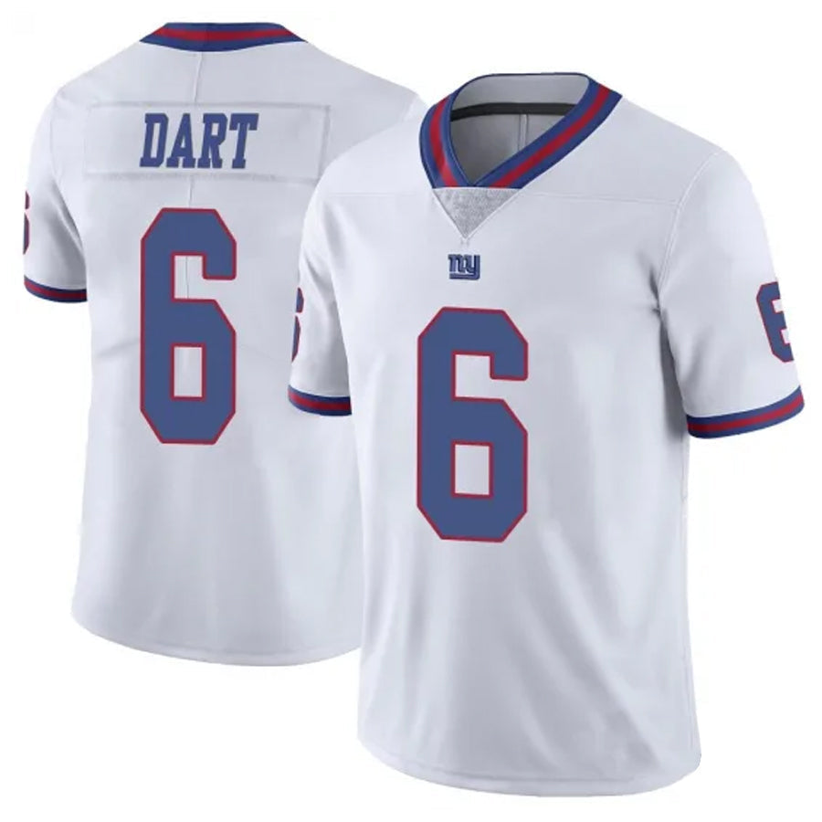 tocy NY.Giants #6 Jaxson Dart Player White Vapor Limited Stitched Jerseys