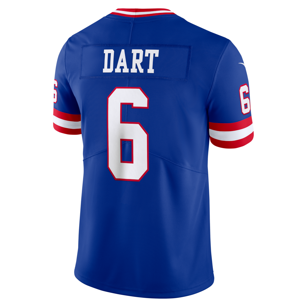 tocy NY.Giants #6 Jaxson Dart Royal Legacy Vapor Untouchable Stitched Limited Jerseys