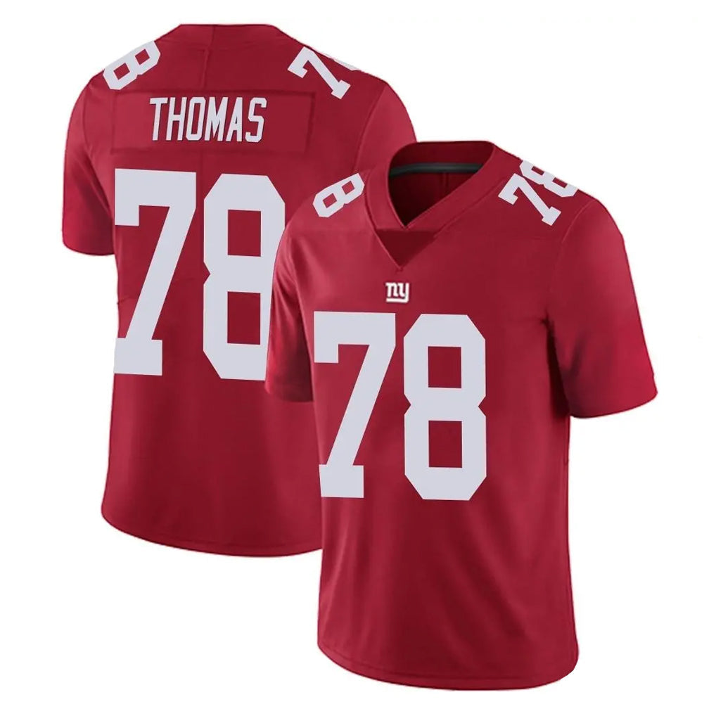 Tocy NY.Giants #78 Andrew Thomas Player Red Limited Vapor Untouchable Home Game Stitched Jerseys