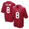 Tocy NY.Giants #8 Jevon Holland Player Red Home Game Stitched Jerseys