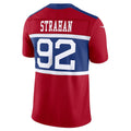 tocy NY.Giants #92 Michael Strahan Century Red Alternate Vapor F.U.S.E. Retired Player Limited Stitched Jerseys
