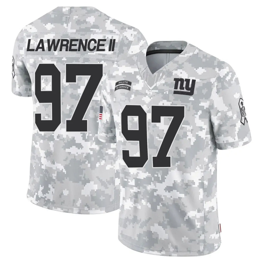 tocy NY.Giants #97 Dexter Lawrence II Player Arctic Camo Salute to Service Limited Stitched Jerseys