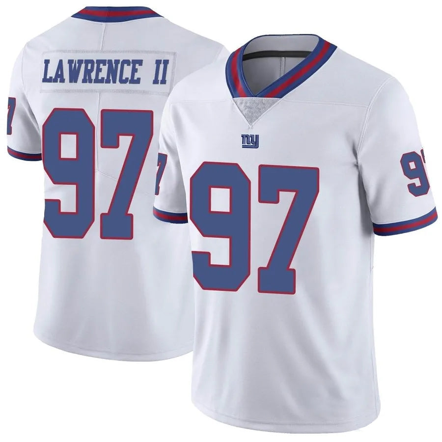 tocy NY.Giants #97 Dexter Lawrence II Player Vapor White Limited Stitched Jerseys