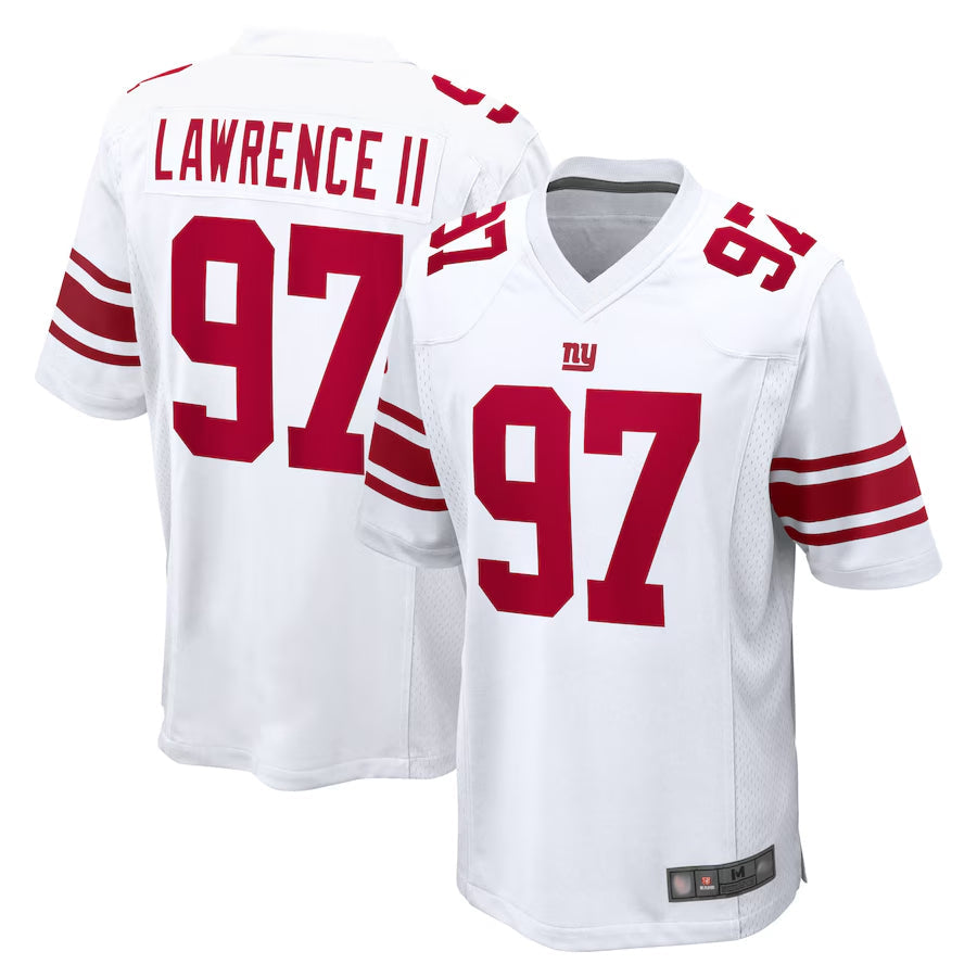 tocy NY.Giants #97 Dexter Lawrence II Player White Game Stitched Jerseys