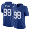 Tocy NY.Giants #98 DJ Reader Player Royal Limited Vapor F.U.S.E. Home Game Stitched Jerseys