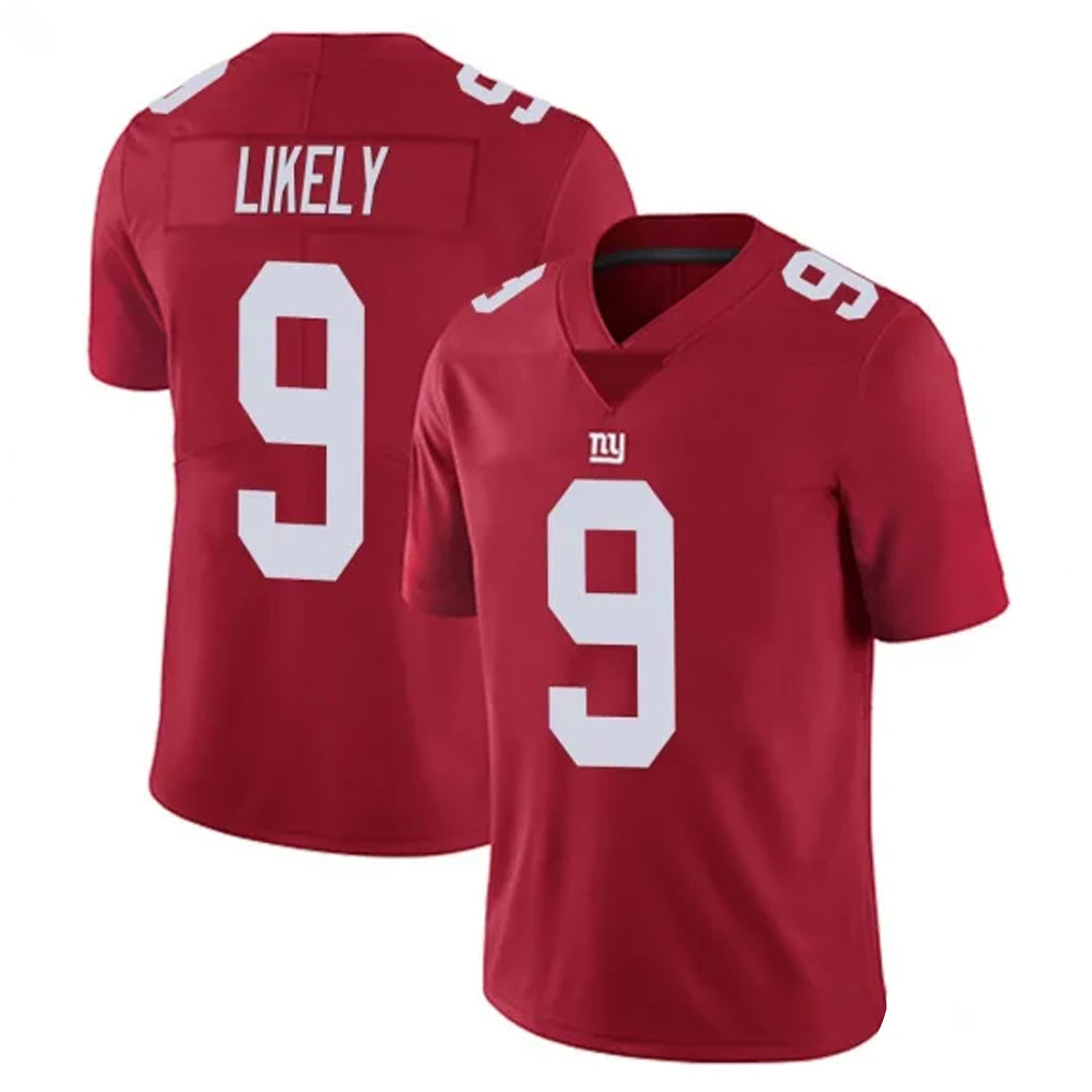Tocy NY.Giants #9 Lsaiah Likely Player Red Limited Vapor Untouchable Home Game Stitched Jerseys