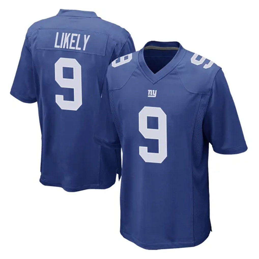 Tocy NY.Giants #9 Lsaiah Likely Player Royal Home Game Stitched Jerseys
