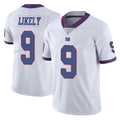 Tocy NY.Giants #9 Lsaiah Likely Player White Color Rush Home Game Stitched Jerseys