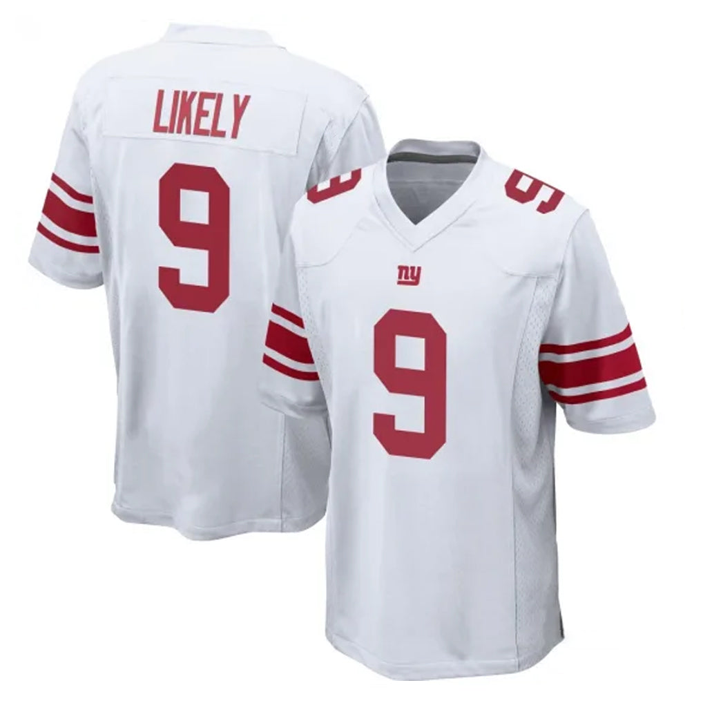 Tocy NY.Giants #9 Lsaiah Likely Player White Home Game Stitched Jerseys
