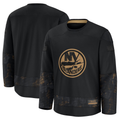 Tocy NY.Islanders Black 2024 Military Appreciation Practice Jerseys