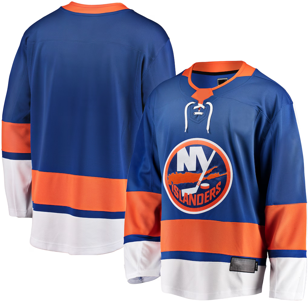 Tocy NY.Islanders Blue Breakaway Home Jerseys