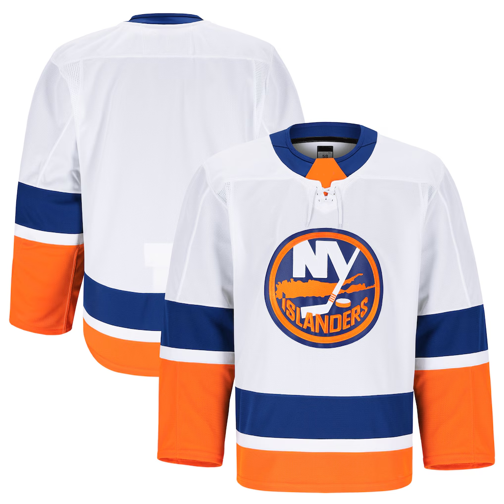 Tocy NY.Islanders White Away Authentic Pro Jerseys