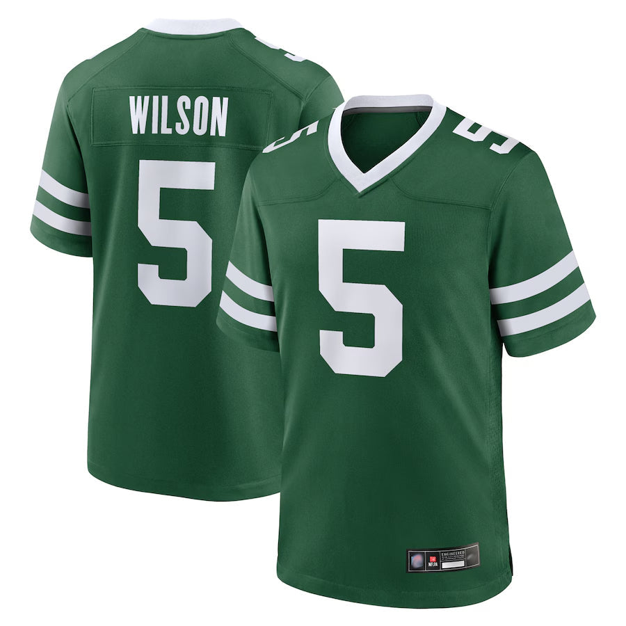 tocy NY.Jets Home Game Jerseys - Gotham Green - #5 Garrett Wilson Player Stitched Jerseys
