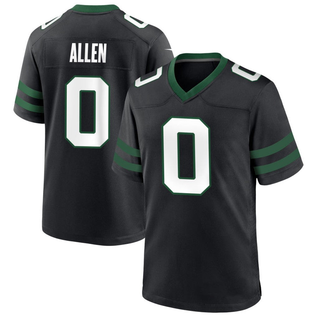 tocy NY.Jets #0 Braelon Allen Player Black Home Game Stitched Jerseys