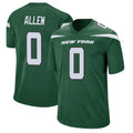 tocy NY.Jets #0 Braelon Allen Player Green Game Stitched Jerseys