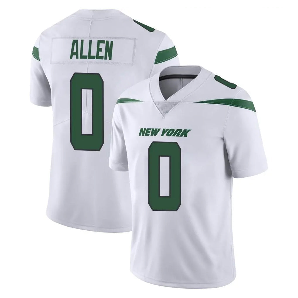 Tocy NY.Jets #0 Braelon Allen Player White Spotlight Limited Vapor Home Game Stitched Jerseys