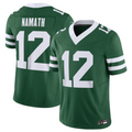 tocy NY.Jets #12 Joe Namath Legacy Green Vapor F.U.S.E. Limited Jersey Stitched American Stitched Jerseys