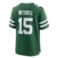 tocy NY.Jets #15 Adonai Mitchell Legacy Green Team Game Stitched Jerseys