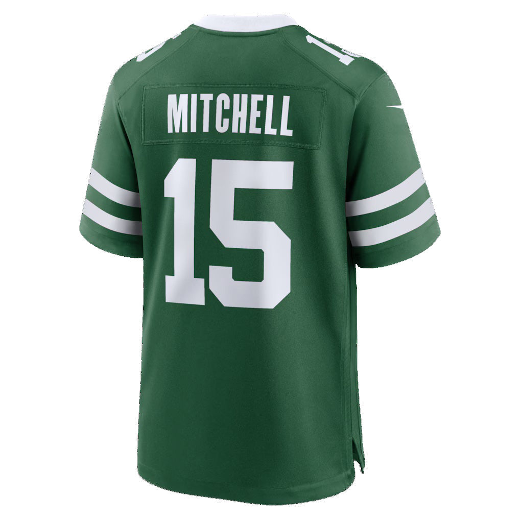tocy NY.Jets #15 Adonai Mitchell Legacy Green Team Game Stitched Jerseys