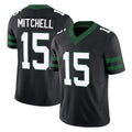 Tocy NY.Jets #15 Adonai Mitchell Player Black Limited Legacy Vapor F.U.S.E. Home Game Stitched Jerseys