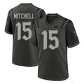 Tocy NY.Jets #15 Adonai Mitchell Player Green 2025 Rivalries Collection Home Game Stitched Jerseys