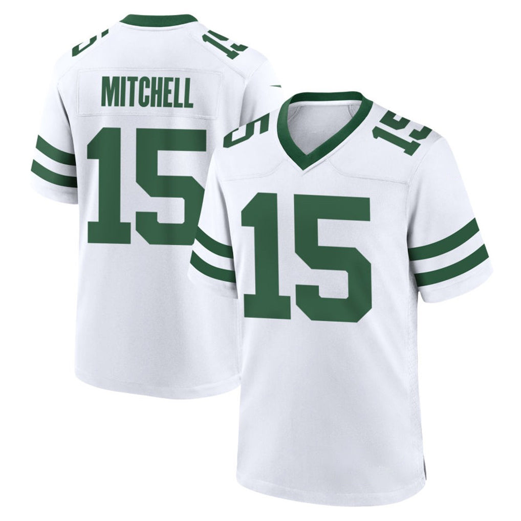 Tocy NY.Jets #15 Adonai Mitchell Player White Legacy Home Game Stitched Jerseys