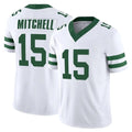 Tocy NY.Jets #15 Adonai Mitchell Player White Limited Classic Vapor F.U.S.E. Home Game Stitched Jerseys