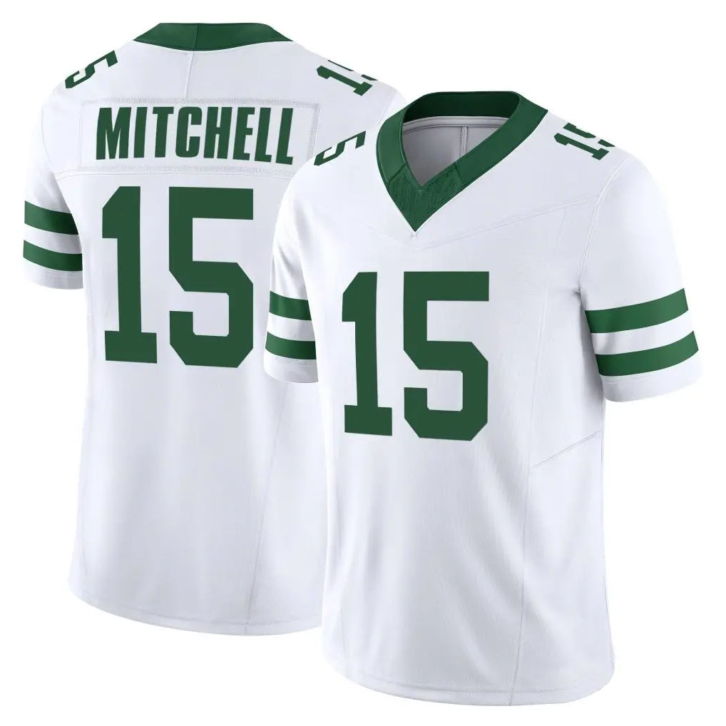 Tocy NY.Jets #15 Adonai Mitchell Player White Limited Classic Vapor F.U.S.E. Home Game Stitched Jerseys