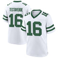 tocy NY.Jets #16 Vinny Testaverde Player White Home Game Stitched Jerseys