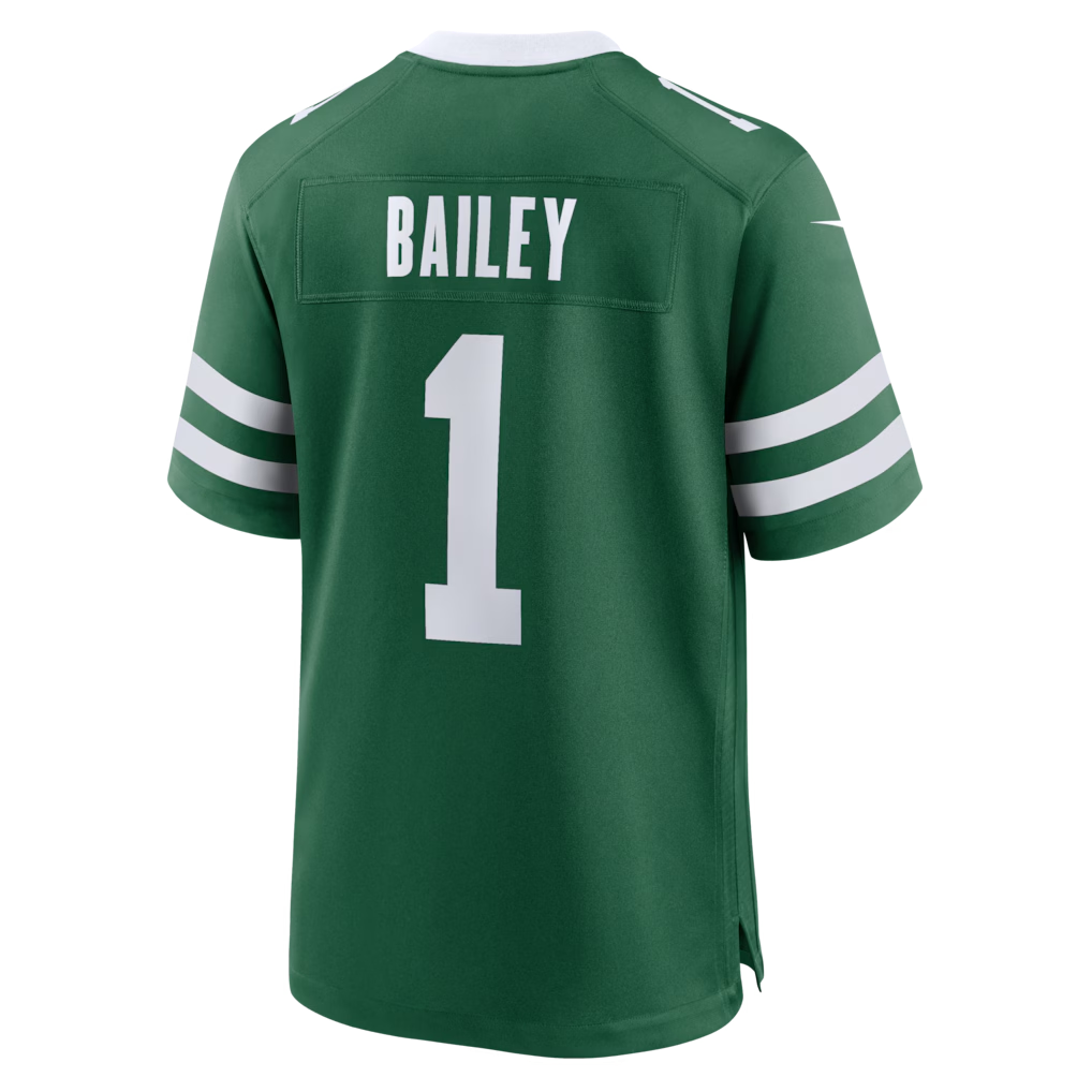 tocy NY.Jets #1 David Bailey Legacy Green 2026  Draft First Round Pick No. 2 Team Game Stitched Jerseys