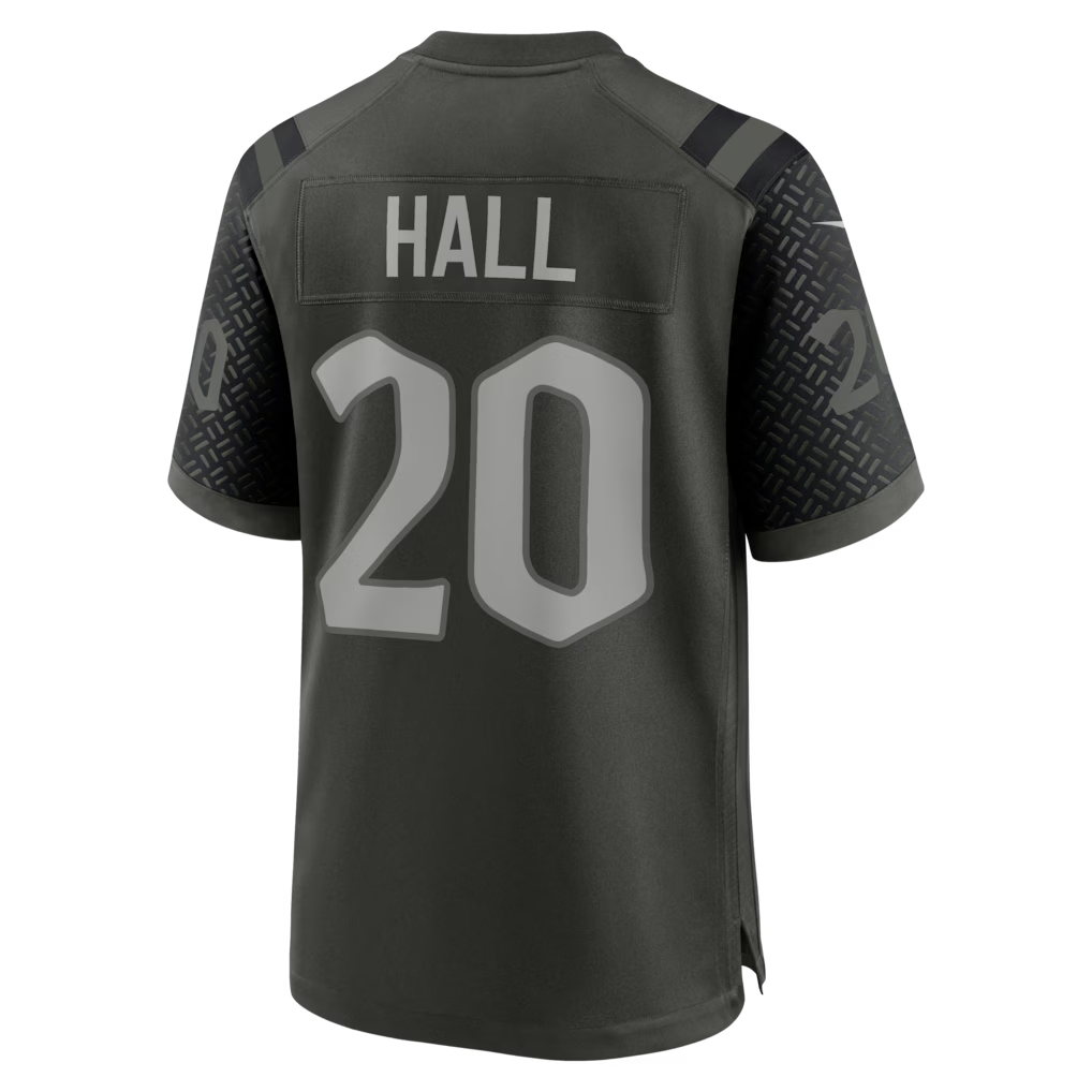 tocy NY.Jets #20 Breece Hall Gotham Green 2025 Rivalries Collection Game Stitched Jerseys